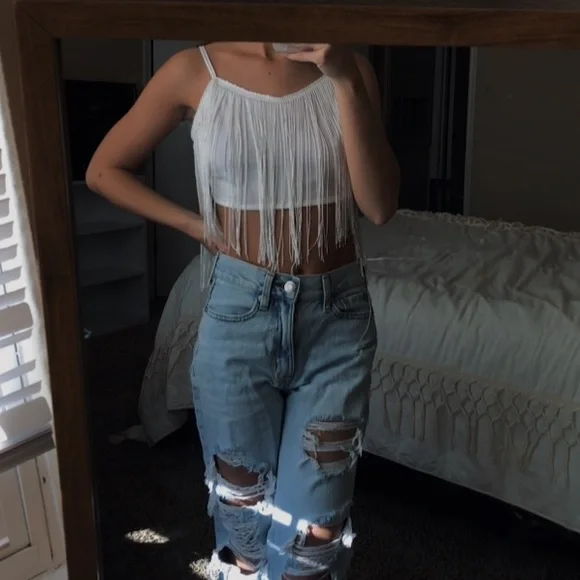 cutest tassel tank - Picture 2 of 2